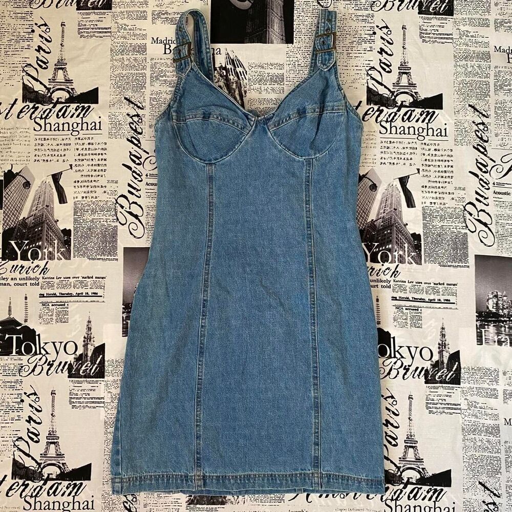 Venus Women's Blue and Navy Dress